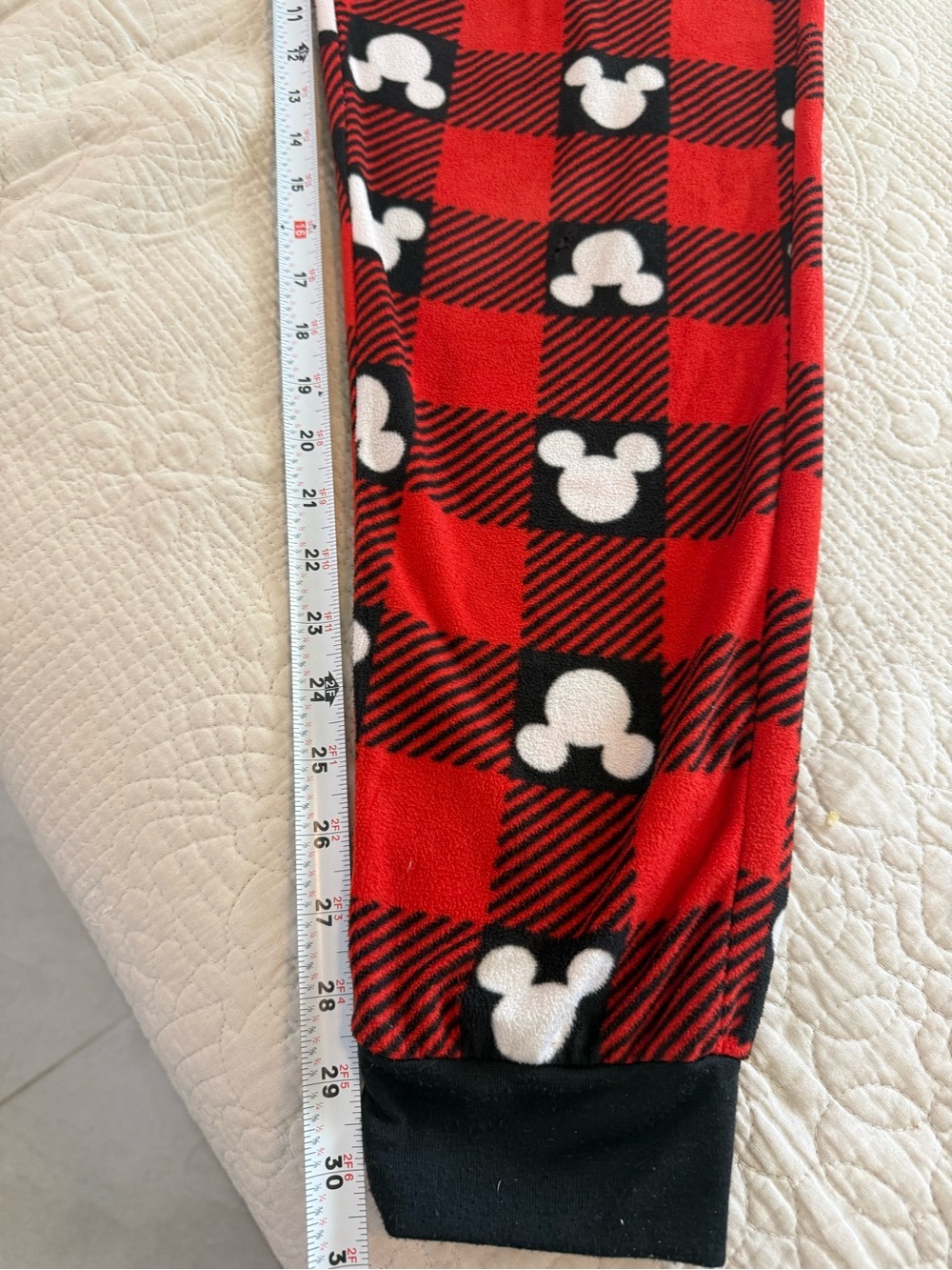 Mickey Mouse Hooded Fleece
1-Piece Pajamas Adult M
Disney Plaid Costume Cozy - Picture 8 of 8